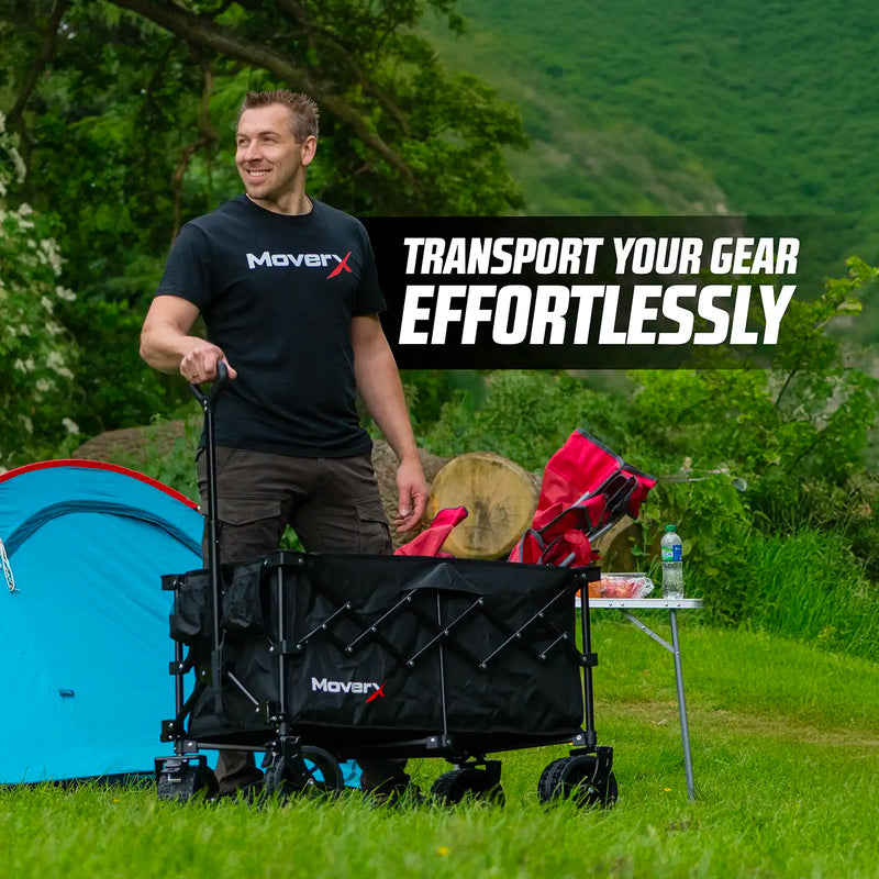 Load image into Gallery viewer, Best Foldable Heavy Duty Outdoors Wagon Trolley Cart for Camping, Festivals, Shopping, Walks, Beach 150L 150kg capacity
