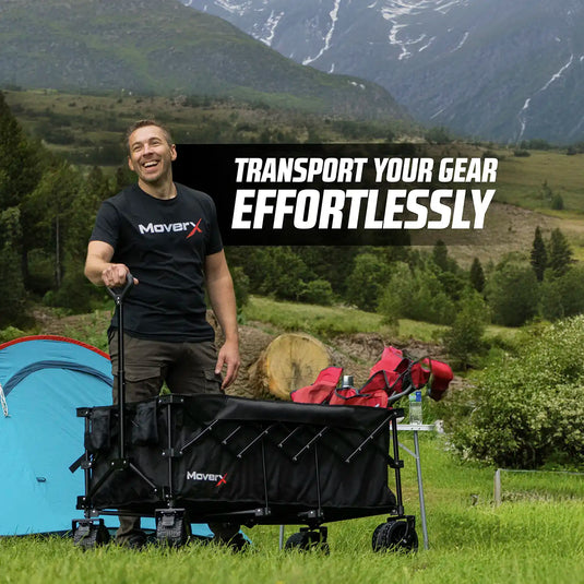 Best Foldable Heavy Duty Outdoors Wagon Trolley Cart for Camping, Festivals, Shopping, Walks, Beach 300L 180kg capacity